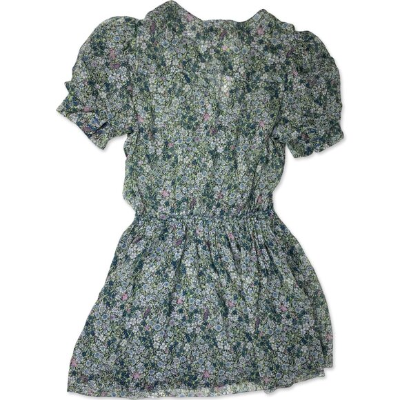 Zadig & Voltaire Floral Puff Sleeve Mini Dress – Betty Mousseline – M - Picture 7 of 14